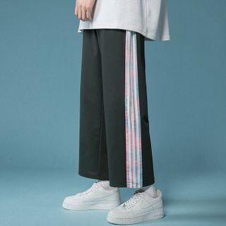 Striped Two-way Wide-leg Pants