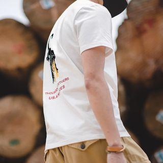 Tiger Embroidered Short-sleeve T-shirt