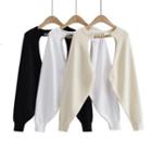 Chain Strap Knit Shrug