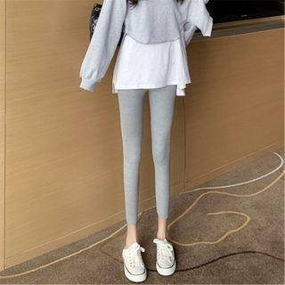 Cropped Knit Leggings