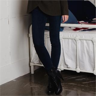 Brushed Fleece Lined Skinny Jeans