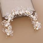 Faux Pearl Branches Headpiece White - One Size