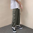 Cropped Cargo Joggers