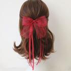 Mesh Bow Hair Tie As Shown In Figure - One Size