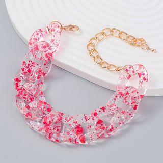 Chunky Chain Resin Alloy Bracelet