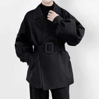 Belted Oversized Blazer