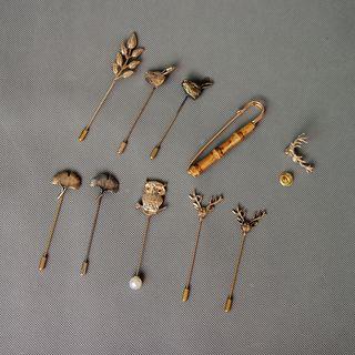 Animal / Plant Metal Brooch