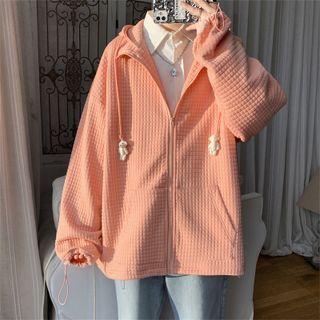 Waffle Zipped Jacket