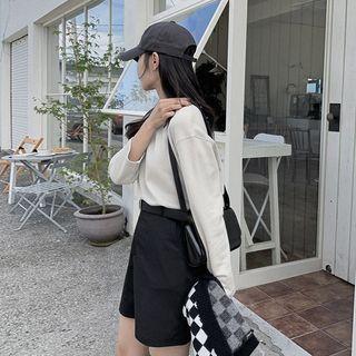 [lovb] Drop-shoulder Plain T-shirt