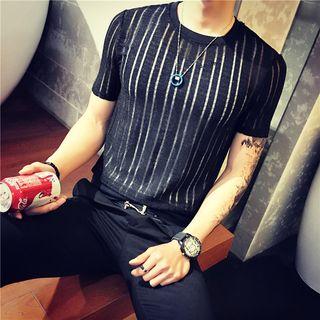 Short-sleeve See Through T-shirt