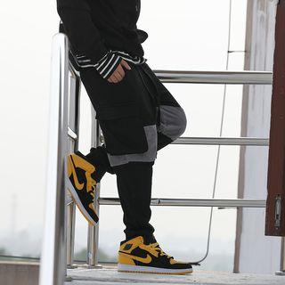 Harem Two-tone Sweatpants