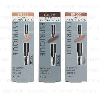 Kose - Esprique W Eyebrow Powder With Brush Refill - 3 Types