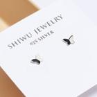 925 Sterling Silver Butterfly Ear Stud