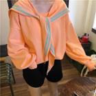 Sailor Shawl-collar Pullover