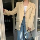 3-button Pastel Blazer