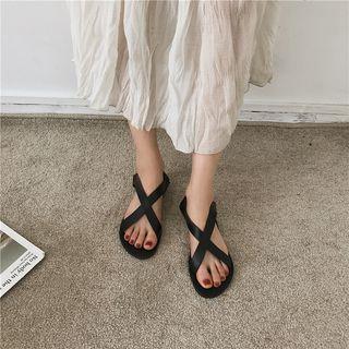 Bow Cross Strap Sandals