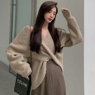 Twist-front Sweater