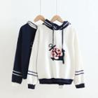 Anchor Embroidered Hoodie