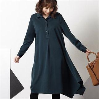 Loose-fit Midi Polo Dress