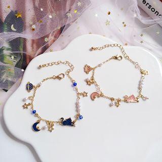 Moon Faux-pearl Bracelet