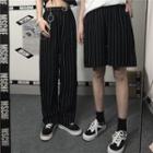 Striped Wide-leg Pants / Shorts