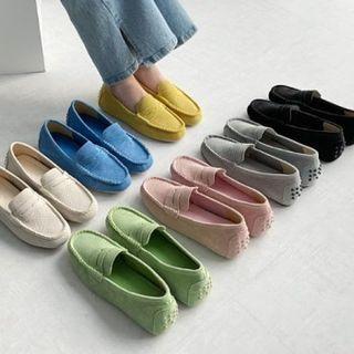 Driving Suede Penny Loafers