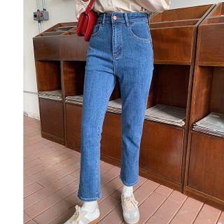 Denim Bell-bottom Pants