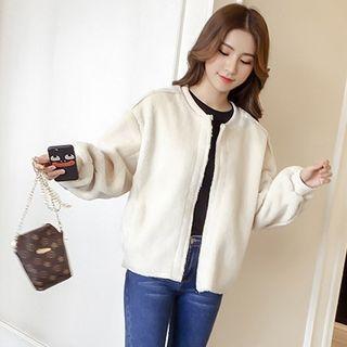 Loose-fit Fleece Zip Jacket