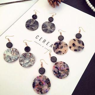 Acetic Acid Disc Drop Earring