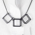Geometric Cubic Necklace
