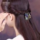 Flower Hair Claw Blue - One Size