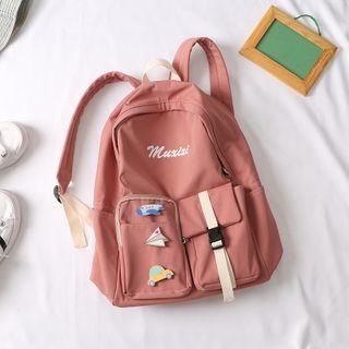Pin Embellished Backpack