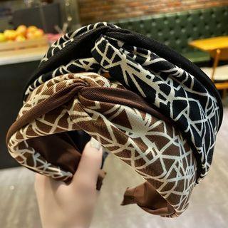 Giraffe Print Criss Cross Headband