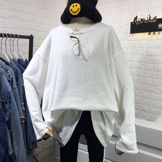 Long-sleeve T-shirt White - One Size