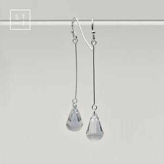 Drop Earring One Pair - 925 Sterling Silver - Drop Earring - One Size