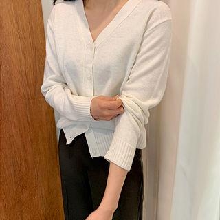Wool Blend Lightweight Cardigan