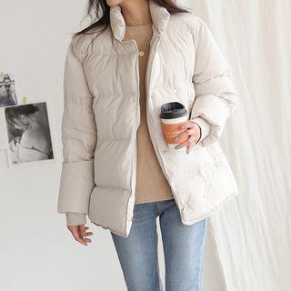 Snap-button Duck-down Padded Jacket