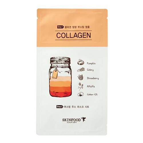 Skinfood - Boosting Juice 2-step Mask Sheet (collagen) 5 Sheets