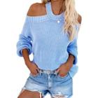 Cold Shoulder Cutout Sweater