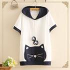 Paw-string Hooded Top