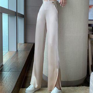 Satin Wide Leg Pants