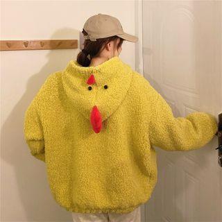 Pig Fleece Zip-up Jacket