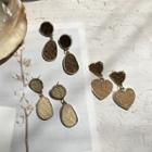 Straw Woven Dangle Earring