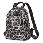 Faux Leather Leopard Backpack