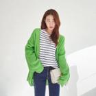 Colored Oversized Cardigan