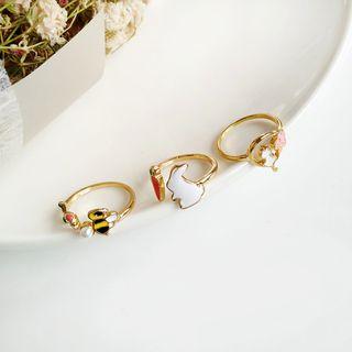 Alloy Bee / Rabbit / Cat Open Ring