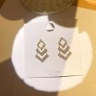 Alloy Geometric Dangle Earring 1 Pair - 925 Silver - One Size