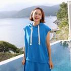 Sleeveless Sweat Hoodie