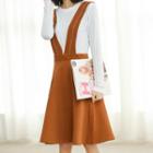 Set: Long-sleeve T-shirt + Suspender Skirt