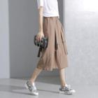 Convertible Midi Skirt With Strap